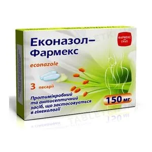 Еконазол-Фармекс песарії по 150 мг №3