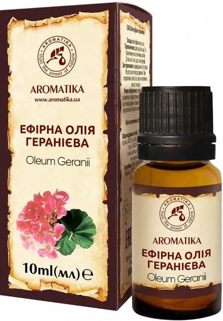 Олія ефірна Ароматика Геранієва, 10 мл