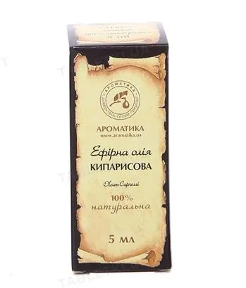 Олія ефірна Ароматика Кипарисова, 5 мл