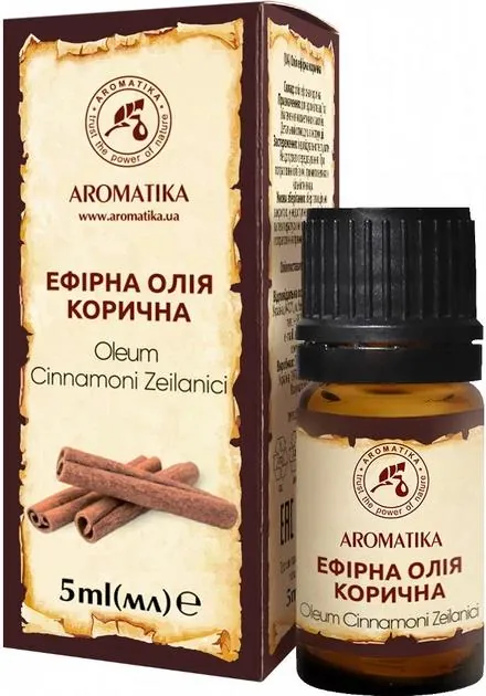 Олія ефірна Ароматика Корична, 5 мл