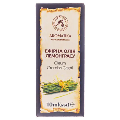 Олія ефірна Ароматика Лемонграсу, 10 мл