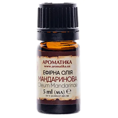 Олія ефірна Ароматика Мандаринова, 5 мл