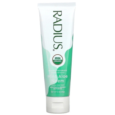 Зубная паста Radius органическая Мята Алоэ Ним, 85 г