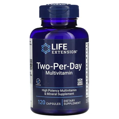 Мультивітаміни Life Extension Two-Per-Day, 120 капсул