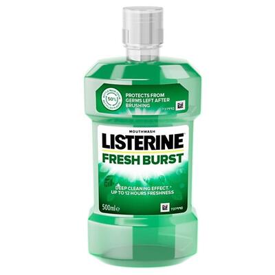 Ополаскиватель для полости рта Listerine Fresh Burst Всплеск свежести, 500 мл