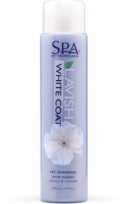Шампунь TropiClean Spa Белая шерсть для собак и кошек, 473 мл