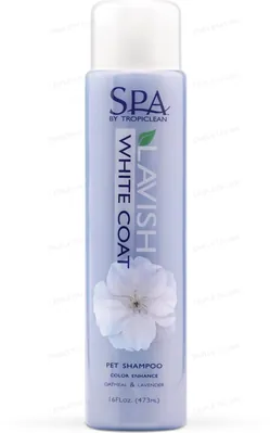 Шампунь TropiClean Spa Біла шерсть, для собак та котів, 473 мл
