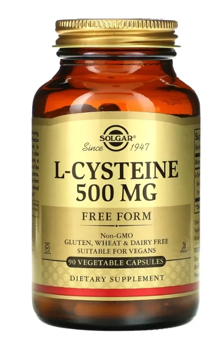 L-цистеїн Solgar L-Cysteine 500 мг вег. капсули №90