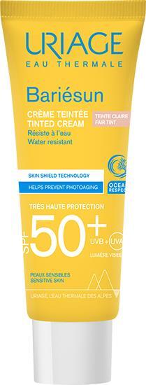 Крем тональний сонцезахисний Uriage Bariesun, тон світлий, SPF 50+, 50 мл