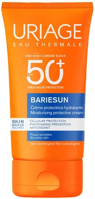 Крем сонцезахисний Uriage Bariesun SPF50+ зволожувальний, 50 мл