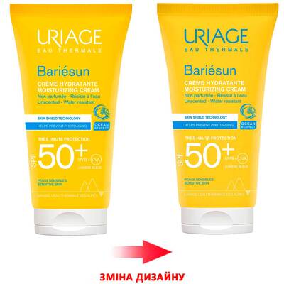 Крем солнцезащитный Uriage Bariesun без ароматизаторов, SPF 50+, 50 мл