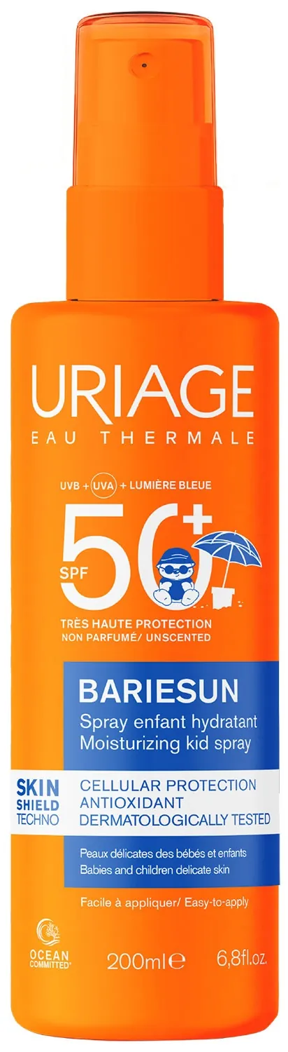 Спрей сонцезахисний Uriage Bariesun SPF50+ для дітей без запаху, 200 мл