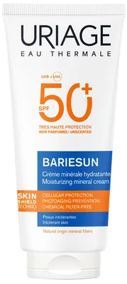 Крем сонцезахисний Uriage Bariesun SPF50+ мінеральний для обличчя і тіла, 100 мл