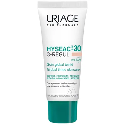 Крем тональний Uriage Hyseac 3-Regul універсальний догляд, SPF 30, 40 мл