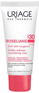 Крем для обличчя Uriage Roseliane SPF30 проти почервоніння для чутливої шкіри, 40 мл