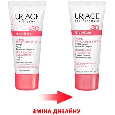 Крем для обличчя Uriage Roseliane SPF30 проти почервоніння для чутливої шкіри, 40 мл
