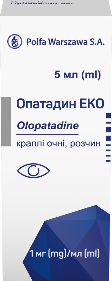 Опатадин эко капли глаз., р-р 1 мг/мл по 5 мл №1 во флак.-кап.