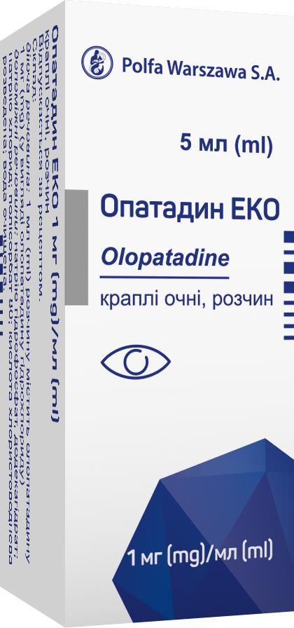Опатадин эко капли глаз., р-р 1 мг/мл по 5 мл №1 во флак.-кап.