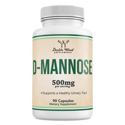 D-маноза Double Wood D-Mannose 500 мг, 90 капсул