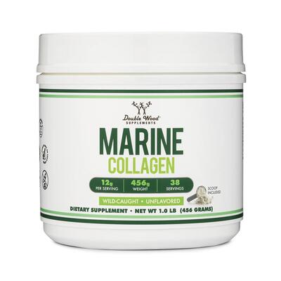 Колаген морський Double Wood Marine Collagen Peptides без смаку, 456 г