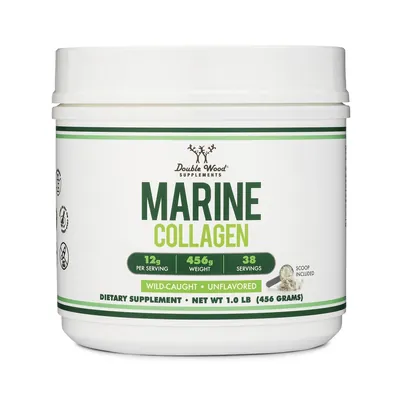 Колаген морський Double Wood Marine Collagen Peptides без смаку, 456 г