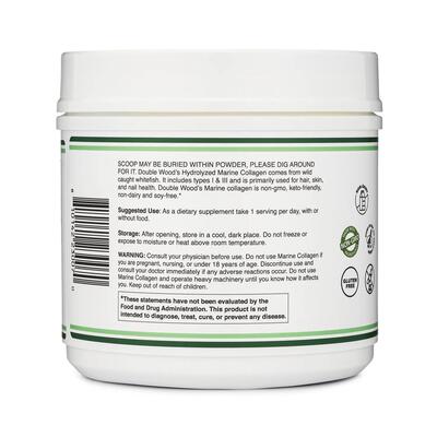 Колаген морський Double Wood Marine Collagen Peptides без смаку, 456 г