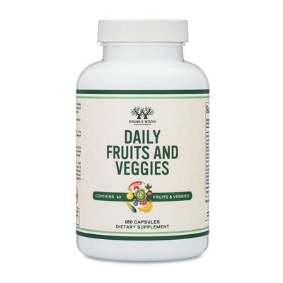 Щоденні фрукти й овочі Double Wood Daily Fruits and Veggies, 180 капсул