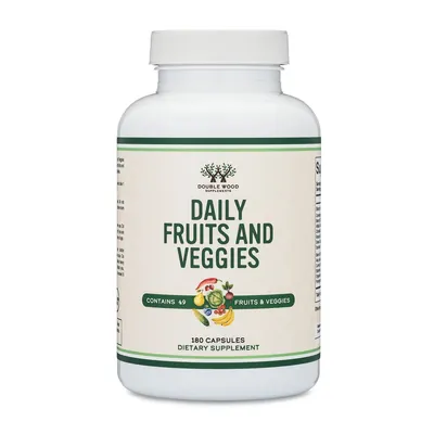 Щоденні фрукти й овочі Double Wood Daily Fruits and Veggies, 180 капсул