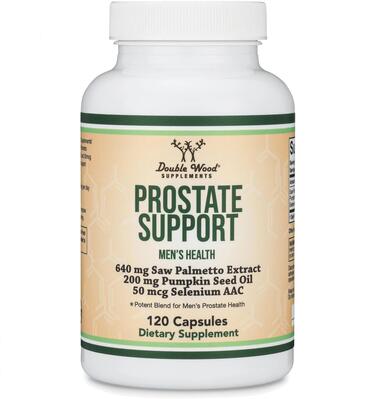 Поддержка простаты Double Wood Prostate Support Supplement, 120 капсул