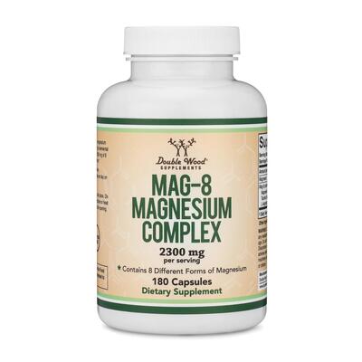 Магний комплекс Double Wood MAG-8 Magnesium Complex 2300 мг, 180 капсул
