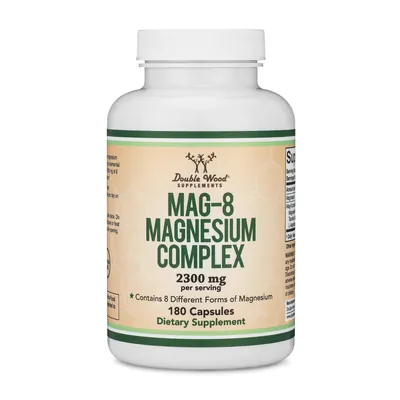 Магній комплекс Double Wood MAG-8 Magnesium Complex 2300 мг, 180 капсул