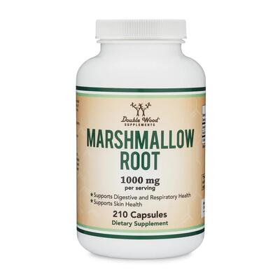Алтей корень Double Wood Marshmallow Root 1000 мг, 210 капсул