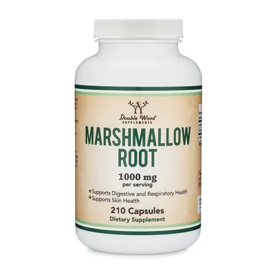 Алтей корень Double Wood Marshmallow Root 1000 мг, 210 капсул
