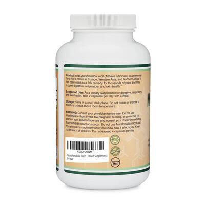 Алтей корень Double Wood Marshmallow Root 1000 мг, 210 капсул