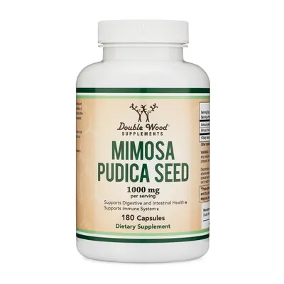 Мімози насіння Double Wood Mimosa Pudica Seed 1000 мг, 180 капсул
