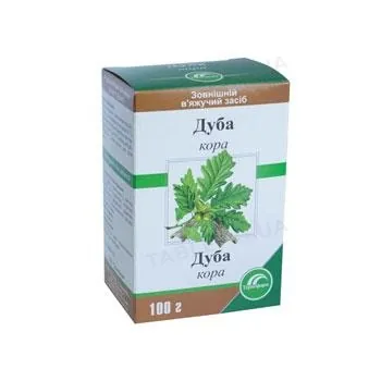 Дуба кора по 100 г у пач. з внут. пак.