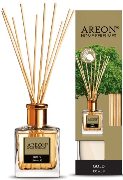 Аромадиффузор Areon Home Perfumes Lux Золото, 150 мл