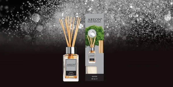 Аромадифузор Areon Home Perfumes Lux Срібло, 85 мл