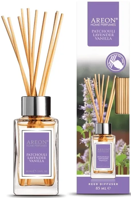Аромадифузор Areon Home Perfumes Пачулі, Лаванда, Ваніль, 85 мл