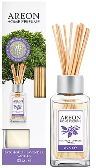 Аромадифузор Areon Home Perfumes Пачулі, Лаванда, Ваніль, 85 мл
