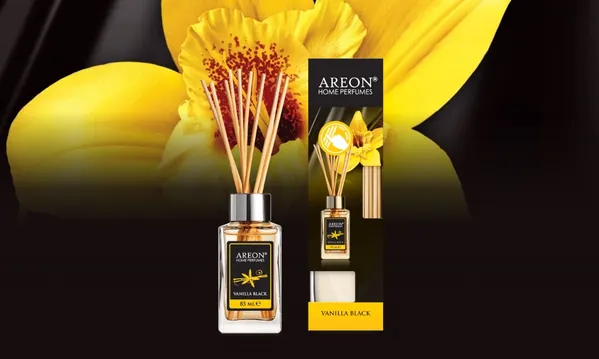 Аромадифузор Areon Home Perfumes Lux Чорна ваніль, 85 мл