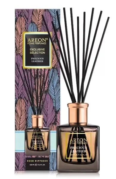Аромадифузор Areon Home Perfumes Exclusive Selection Дорогоцінна шкіра, 150 мл