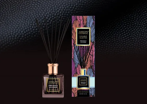 Аромадифузор Areon Home Perfumes Exclusive Selection Дорогоцінна шкіра, 150 мл
