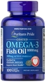 Омега-3 Puritan's Pride Omega-3 Fish Oil 1000 мг, 100 мягких капсул