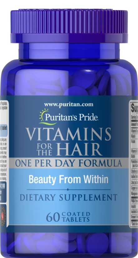 Витамины для волос Puritan's Pride Vitamins for the Hair, 60 таблеток