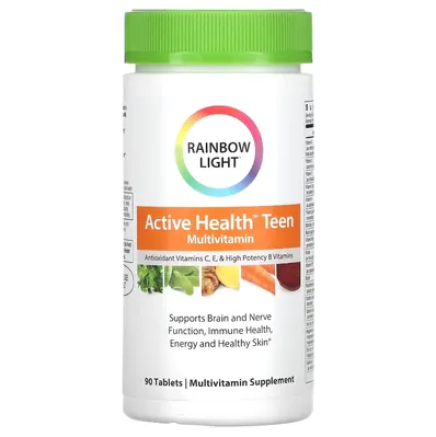Вітамінно-мінеральний комплекс для підлітків Rainbow Light Active Health Teen with DermaComplex, 90 таблеток