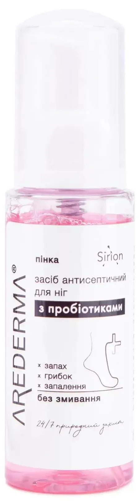 Пінка для ніг Arederma антисептична з пробіотиками, 80 мл