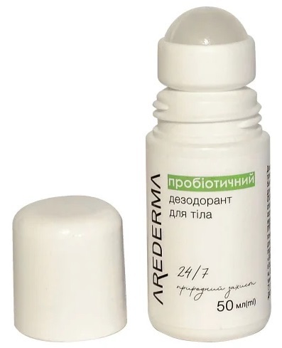 Дезодорант роликовый Arederma с пробиотиком, 50 мл
