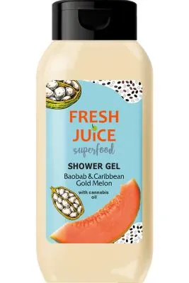 Гель для душу Fresh Juice Baobab & Caribbean Gold Melon, 400 мл