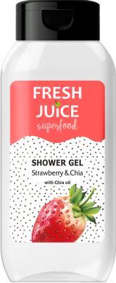 Гель для душу Fresh Juice Strawberry & Chia, 400 мл
